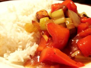 Stir-fry Tofu with Red Pepper