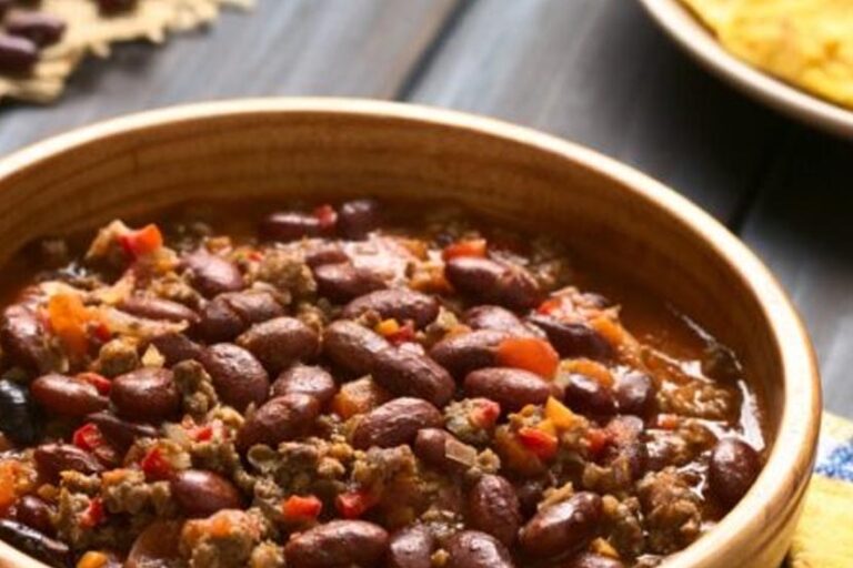 Red Bean Chili with Rice