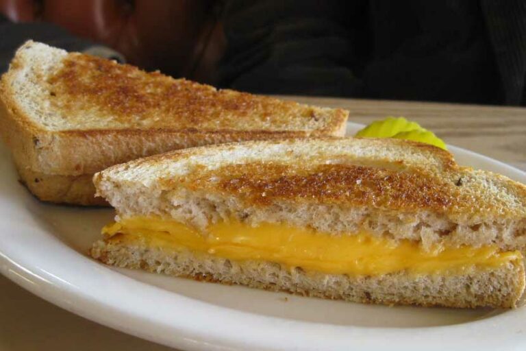 Toasted cheese sandwich